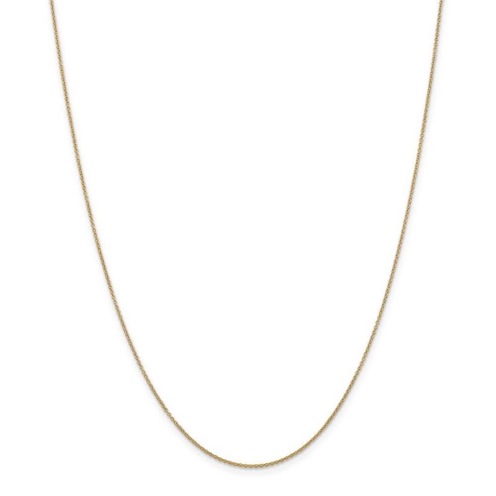 14k Yellow Gold Textured Polished Butterfly (17mm) Necklace - 24 Inch - Picture 3 of 7